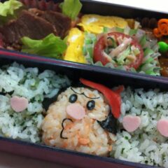 キャラ弁作りを振り返る<ジャイアン&ジャイ子>