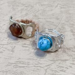 空き缶のプルタブを使ってアップサイクリング☆