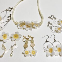 プルメリアの花をプラバンで試作〜続き