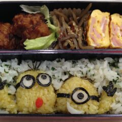 キャラ弁より〜ミニオンズ、マリオ、スパイターマン