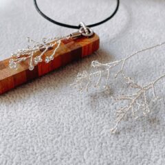 ワークショップのネタと小枝のアクセサリー