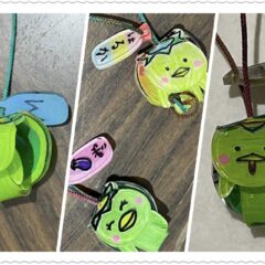 だがしや楽校でプラバンカッパを作りました〜☆